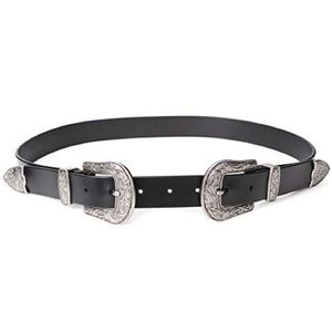 Western 2 buckle belt